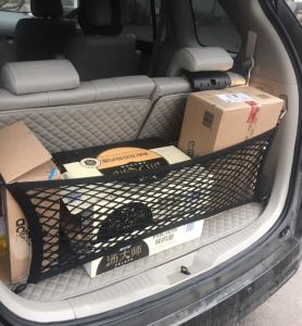 Suitable for Mazda 8/5/6 Travel Version Trunk Net Pocket CX5 Car Fixed Luggage Net Storage Organizer Restoration
