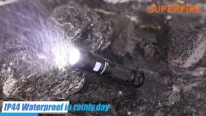 SUPERFIRE Torchlight  A2-S 15W Powerful Zoomable Flashlight USB rechargeable Camping Fishing Waterproof Lampu Suluh