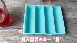 Giant Food Storage Trays Silicone Freezer Mold With Lid For Meal/Soup And Extra Large Cubes