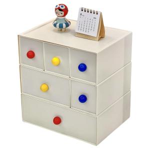 WEIAI | Childs Hair Accessory Storage Box with Clips and Hair Ties