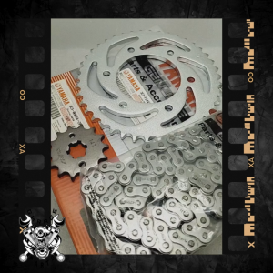 ORIGINAL 100% GEAR SET SAMA RANTAI YAMAHA 3C1 GIR RANTAI KUALITAS ASLI PRESISI ORISINIL ORI TIDAK BRISIK