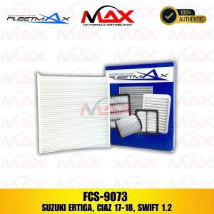FCS-9073 FLEETMAX CABIN FILTER FOR SUZUKI ERTIGA 14-17 CIAZ 16-21 SWIFT 1.2 HATCH DZIRE 14-18