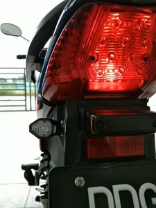 【Fashionable New Arrival】 2pcs Motorcycle LED Turn Indicators Amber Blinker Lighting Tail Mini For HONDA CBR VARIO150 RS150R RS150 SUPRA GTR 150 Wave Wave 110i Wave 125i Dash 125 Beat Winner Click Adv Pcx CBR150