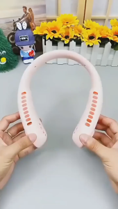 Kipas Angin Leher Tanpa Pegangan – Tekstur Lembut Angin Sejuk