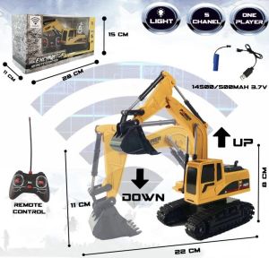 Rc Excavator Mainan Anak Beko Excavator kerukan Besi