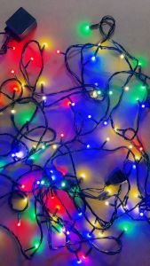Pinky Bee Lampu Natal LED Premium 9m 100 Lampu Frosted AC 70030400