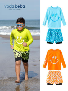 VODABEBA | Sun Protection Anti-Embarrassment Swimming Suit Long Sleeve Extra Large
