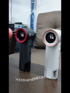 V2S Fast6 Portable Turbo Fan Handheld with 2000MAH Rechargeable and Adjustable Speed Wind Level