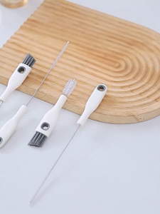 FaSoLa 2 In 1 Straw Cleaning Brush Baby Bottle Brush Extended Straw Brush Bottle Lid Brush 吸管清洗刷