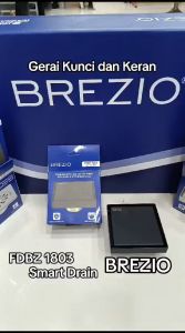 BREZIO FDBZ 1803 Floor Drain Strainer Saringan Got Anti Bau MATTE BLACK HITAM