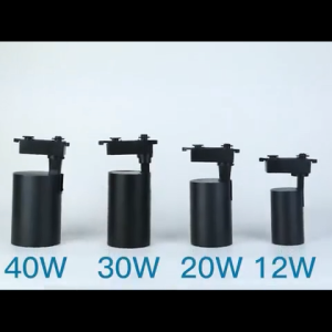 CANMEIJIA Rel Track Lampu Sorot Led 3 Warna 3/4/6 pcs Set Spotlight Lampu Display Hias untuk Toko Pakaian Restoran Rumah Plafon Pameran