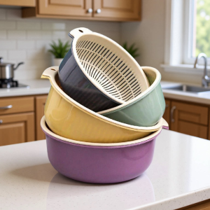 TEKANAI | Plastic Round Drain Sifting Basket