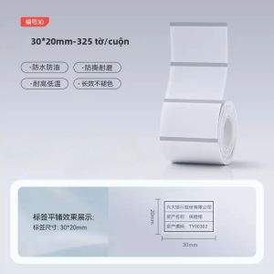 Giấy In Chuyển Nhiệt Tự Dính Niimbot M2/M3 Nhãn Trong Suốt Nhãn Trong Suốt Chống Nước Chống Rách Nhãn Dán Niêm Phong Trong Suốt Cho Thương Mại Điện Tử
