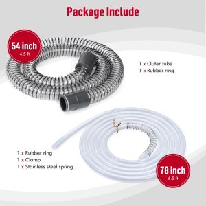 54" Extension Hose for Vax Spotless & Hoover CleanSlate Long Flexible Tube for Vax / Hoover Carpet Cleaner Repair Parts
