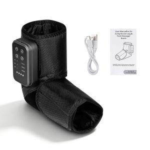 foreverlily | 3 Mode Electric Ankle Foot Massager Air Compression Massage Portable Foot Ankle Protector for Muscle Relief Fits Left Right Feet