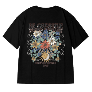 Moyan | Loose Fit T-Shirt for Plus Size Men Cotton Summer