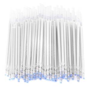 100 PCS White  High Temperature Erasable Marker Refill Cutting Fabric Marker For Leather Crafts/Garment Sewing Accessories