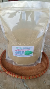 túi 1kg bột lá bàng nguyên chất
