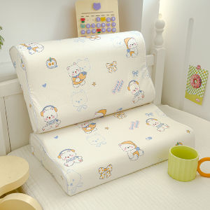 Kiss Dear | Cotton Cartoon Latex Pillow Cover