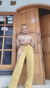 ARUMI - Stylish Cullotes Scuba Premium Fit XXL - Celana Kulot Standar Material Scuba Terlaris - Kulot Scuba Wanita Polos Strecht High Waist - Celana Kerja Wanita Bahan Scuba Tebal Kasual - Celana Panjang Wanita Model Kulot Bahan Scuba