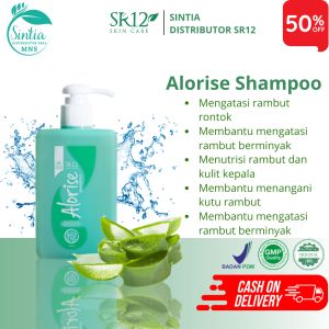 SR12 Alorise Shampoo Perawatan Rambut Rontok Kering dan Bercabang Serta Penumbuh Cepat 280ml