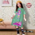 TUNIK ANAK PEREMPUAN RAINBOW BUBBLEGEM RUBY PURPLE FREE NAMA ANAK. 