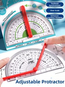 QIFUXING | Adjustable Multifunctional Ruler for Educational Angles Measurement