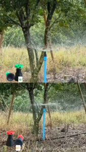 หัวสปริงเกอร์ใบบัว เกลียวใน 1/2" x 3/4" (แบบหงาย-สีเขียว/แบบคว่ำ-สีส้ม) ตรา ไชโย