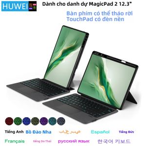 Vỏ Bàn Phím Có Đèn Nền HUAWEI Cho Honor MagicPad 2 123 Inch ROD2-W09 Có Ngăn Đựng Bút Chì - Vỏ Máy Tính Bảng Chống Sốc Chống Nước