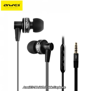 AWEI ES-90vi 1.2M Cable Earphone with Microphone and Volume Control Super Bass Sound