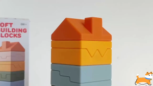 Children Kids Soft Rubber Building Blocks Set Teethers Toy Toddler Educational Early Learning Toys Animal Puzzle