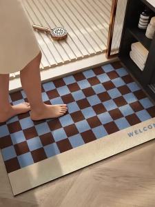 Silicon Dioxide Absorbent Bath Mat Fast Drying Non-Slip