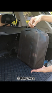 Portable EV Charging Cable Bags Waterproof Electric Vehicle Charging Cable Storage Bag Charger Bag