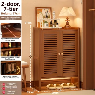 YONGJUE | Durable Multi-layer Shoe Rack Large Capacity with Door