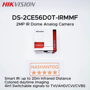 HIKVISION DS-2CE56D0T-IRMMF Turbo HD 2MP 4In1 Indoor Fixed IR Dome Analog CCTV Camera NASHANTOO
