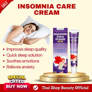 Insomnia Cream ointment with Melatonin a topical medicine aid for relaxation stress relief and healthy sleep habits