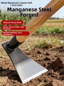 ZHENGQI | Garden Hoe for Agriculture and Planting Manganese Steel Integral