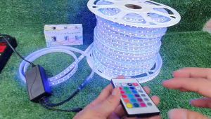 Dây Đèn Led Đổi 7 Màu Trang Trí Ngoài Trời Chống Nước Tuyệt Đối