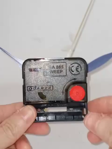 ESA Mesin Jam Dinding Silent Movement 885 Sweep Warna Hitam