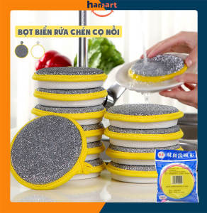 Miếng Rửa Bát Cọ Nồi Hamart Bọt Biển Rửa Chén 2 Mặt Đa Năng Tiện Lợi