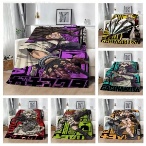 Bandai | 3D Cartoon G-GACHIAKUTA-S Anime Game Flannel Blanket Soft Throw Blanket Art For Home Decor Bedroom Bed Sofa Picnic Fans Gifts