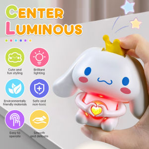 Vokal Luminous Hand Heart i love you Cinnamoroll Doll Cartoon Ornament Lucu Hiasan Girlfriend Gift Creative Gift