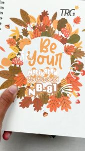 TRG Buku Tulis Catatan A5 Bookpaper Ruled NB-81 - Keep Motivated Doff Cover Spiral Notebook TRG