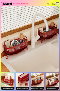 NIGESI | Multifunctional Space-Saving Sink Organizing Rack