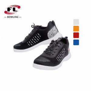 Direct Factory Sale Cross-border Breathable Flyknit Personal Two Colors Option Bowling Shoes