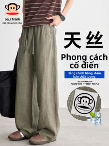 Paul Frank | Quần Tây Thoáng Khí Tencel Màu Sắc Sạch Lỏng
