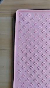 Waterproof Pet Feeding Mat Dog Cat Silicone Food Pad Drinking Tray Mat Pad Dog Placemat Puppy Pet Bowl Cushion 餐垫