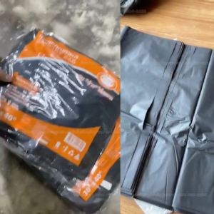 ถุงขยะดำแบบหนา 30x40 นิ้ว ถุงขยะแบบหนา ไม่เหม็น หนา เหนียว ทนทาน แพ็คละ 1 kg
