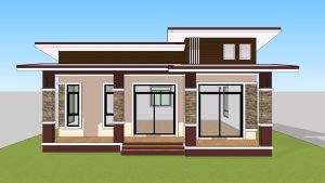 แบบบ้านสวยราคาประหยัดAP-02 3นอน2น้ำ พื้นที่ใช้สอย 115 ตร.ม งบก่อสร้าง 1ล้าน อาคารลึก11 ม.กว้าง10.50 ม.นำไปยื่นขออนุญาตได้(มีให้เลือกสลับด้านซ้ายขวา)มีให้เลือกรายการประมาณราคาค่าก่อสร้าง BOQ ยื่นกู้ธนาคารยอด 1500000 บาท