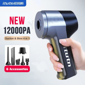 【Philippines Stock】Itutn Wireless Vacuum Cleaner HL-115B 12000Pa Strong Suction 4 in 1 Two Gears Optional 4000mAh Handheld Auto Vacuum Cleaner HomeAppliance Suitable For Car/home/outdoor